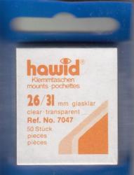 Hawid Stamp Mounts: 26x31 -- Clear
