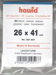 Hawid Stamp Mounts: 26x41 -- Clear