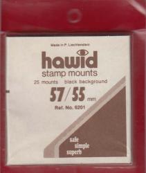 Hawid Stamp Mounts: 57x55