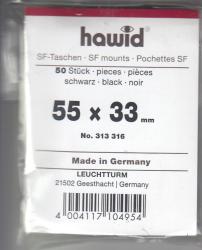 Hawid Stamp Mounts: 55x33