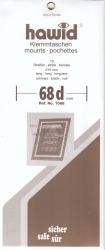 Hawid Stamp Mount Strips: 68 mm