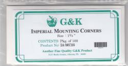 G&K Imperial Mounting Corners -- 1 3/4 x 1 3/4