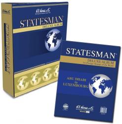 HE Harris Statesman Stamp Album  -- Pages and Binder
