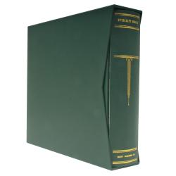 Scott Large Green National/Specialty Binder and Slipcase (3-Ring, Metal Hinges)