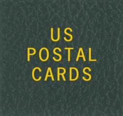 Scott National Series Green Binder Label: US Postal Cards
