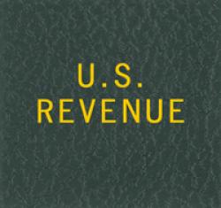 Scott National Series Green Binder Label: US Revenue