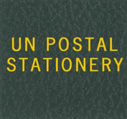 Scott National Series Green Binder Label: UN Postal Stationery