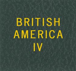 Scott Specialty Series Green Binder Label: British America 4