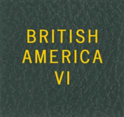 Scott Specialty Series Green Binder Label: British America 6