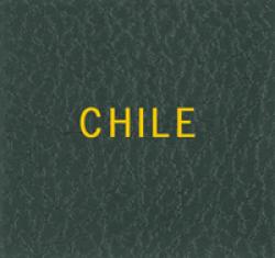 Scott Specialty Series Green Binder Label: Chile