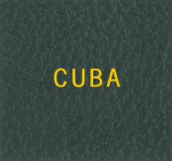 Scott Specialty Series Green Binder Label: Cuba