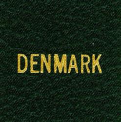 Scott Specialty Series Green Binder Label: Denmark