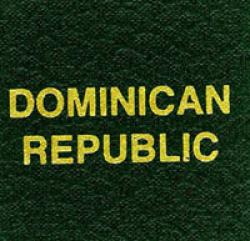 Scott Specialty Series Green Binder Label: Dominican Republic
