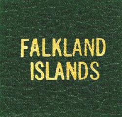 Scott Specialty Series Green Binder Label: Falkland Islands
