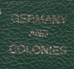 Scott Specialty Series Green Binder Label: Germany and Colonies