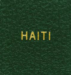 Scott Specialty Series Green Binder Label: Haiti
