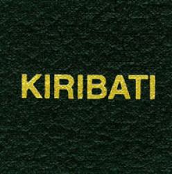 Scott Specialty Series Green Binder Label: Kiribati