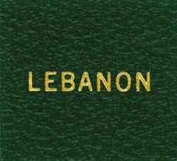 Scott Specialty Series Green Binder Label: Lebanon