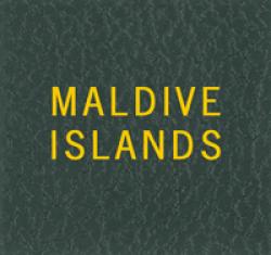 Scott Specialty Series Green Binder Label: Maldive Islands