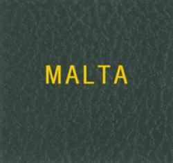Scott Specialty Series Green Binder Label: Malta