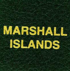 Scott Specialty Series Green Binder Label: Marshall Islands