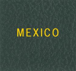 Scott Specialty Series Green Binder Label: Mexico