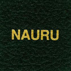 Scott Specialty Series Green Binder Label: Nauru