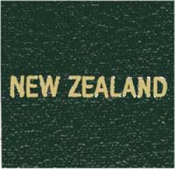 Scott Specialty Series Green Binder Label: New Zealand