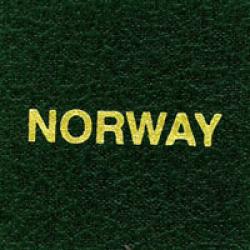 Scott Specialty Series Green Binder Label: Norway
