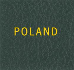 Scott Specialty Series Green Binder Label: Poland
