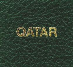 Scott Specialty Series Green Binder Label: Qatar