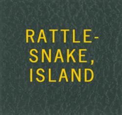 Scott Specialty Series Green Binder Label: Rattlesnake Island