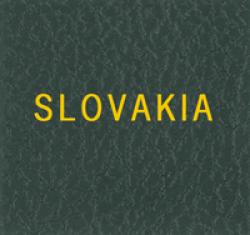 Scott Specialty Series Green Binder Label: Slovakia