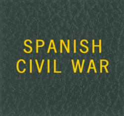 Scott Specialty Series Green Binder Label: Spanish Civil War