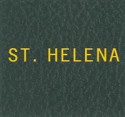 Scott Specialty Series Green Binder Label: St. Helena