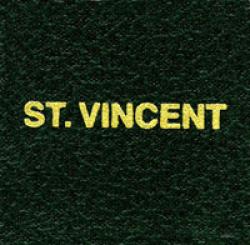 Scott Specialty Series Green Binder Label: St. Vincent