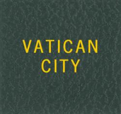 Scott Specialty Series Green Binder Label: Vatican City
