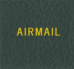 Scott Specialty Series Green Binder Label: Airmail