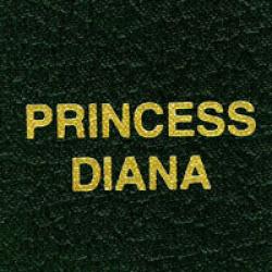 Scott Specialty Series Green Binder Label: Princess Diana