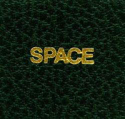 Scott Specialty Series Green Binder Label: Space