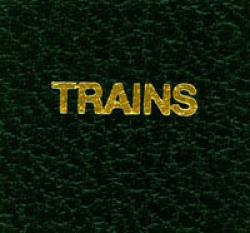 Scott Specialty Series Green Binder Label: Trains