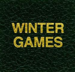 Scott Specialty Series Green Binder Label: Winter Games