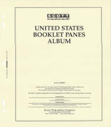 Scott Stamp Album Pages -- US Booklet Panes
