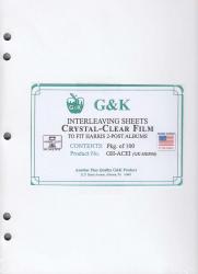 G&K Crystal Clear Interleaving -- Harris Albums